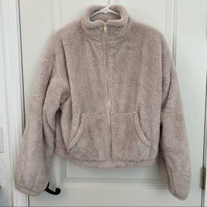 Cotton Candy LA Zip up Furry Jacket